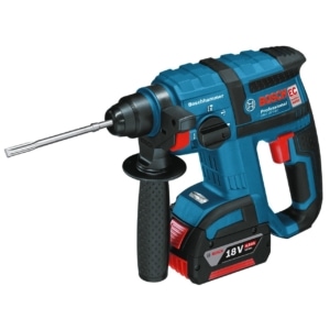 Bosch Professional GBH 18 V-EC Akku-Bohrhammer mit SDS-plus, 2x4,0 Ah Akku, EC-Motor, 2,6 kg inkl. Akku, 18 V, L-Boxx