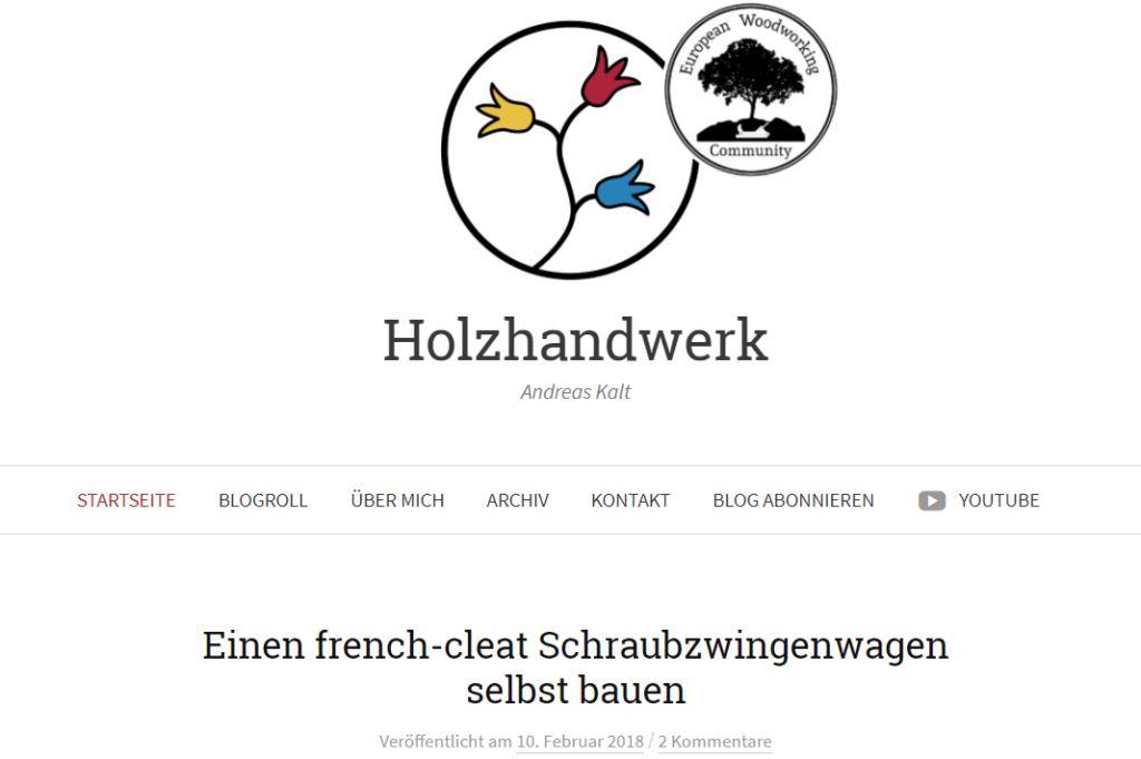 Blog-Interview - Holzhandwerk - Andreas Kalt
